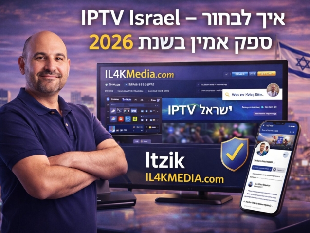 IPTV Israel – איך לבחור ספק אמין בשנת 2026 | Itzik | IL4KMedia